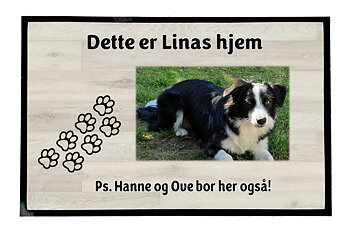 Dørmatte Eget bilde Hund