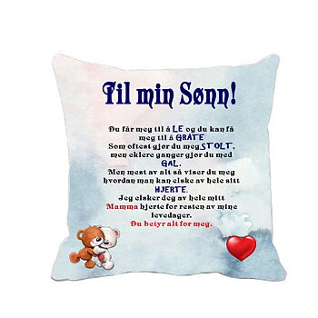 Pute til min sønn fra mamma