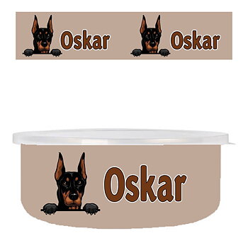 Hundskål Dobermann 
