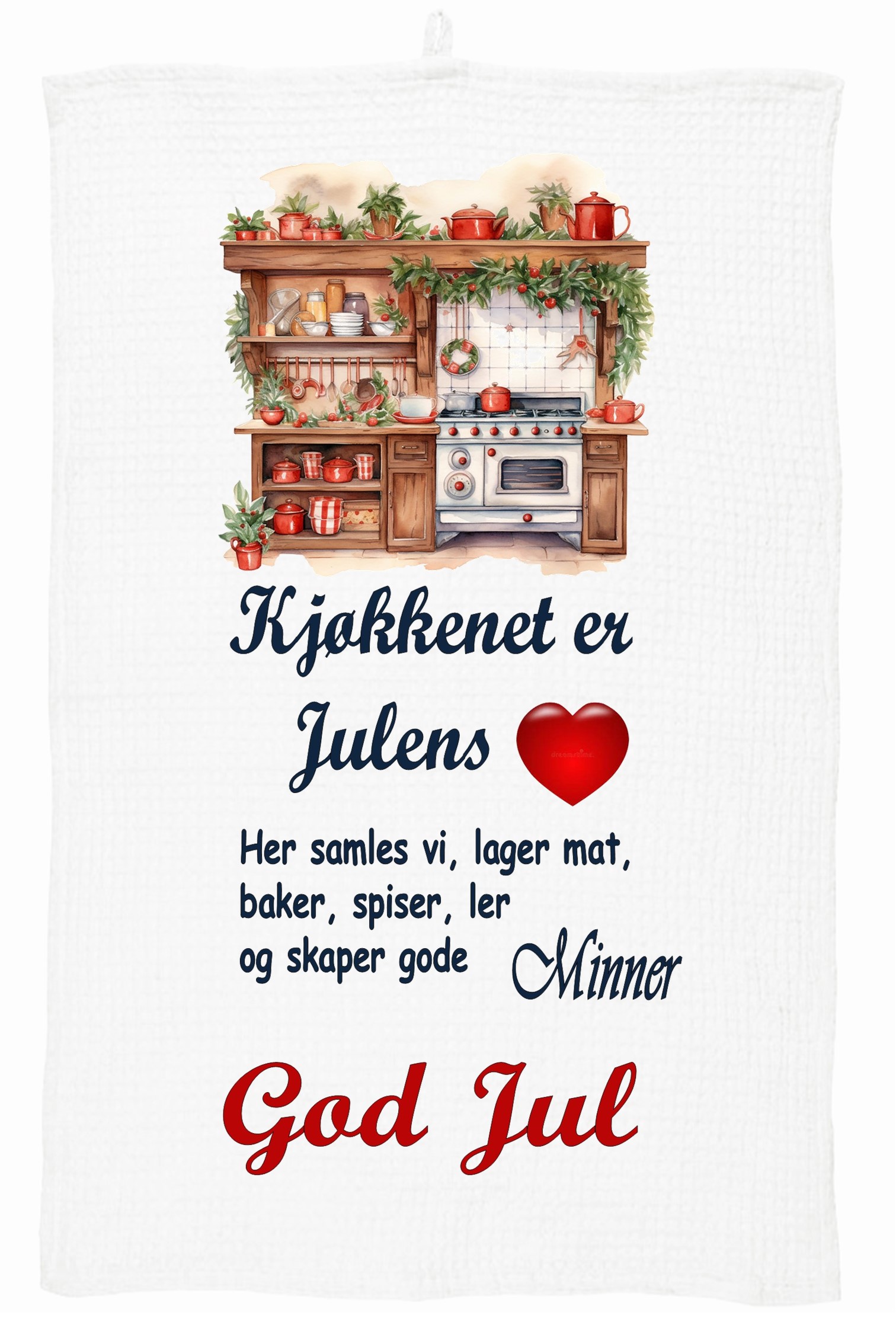 Kjøkkenhåndkle  Jul 2