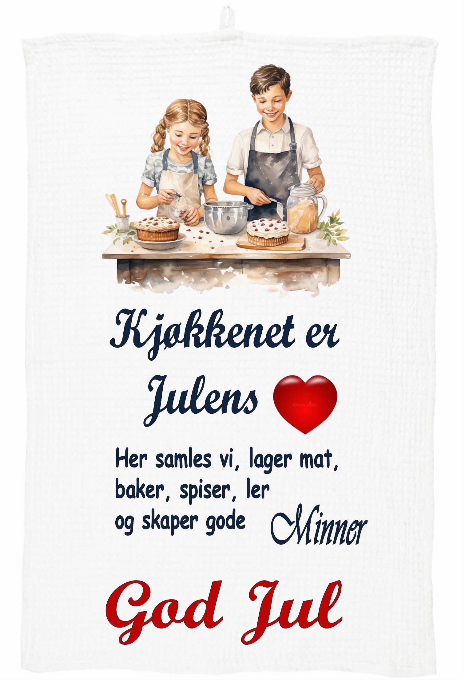 Kjøkkenhåndkle  Jul 4