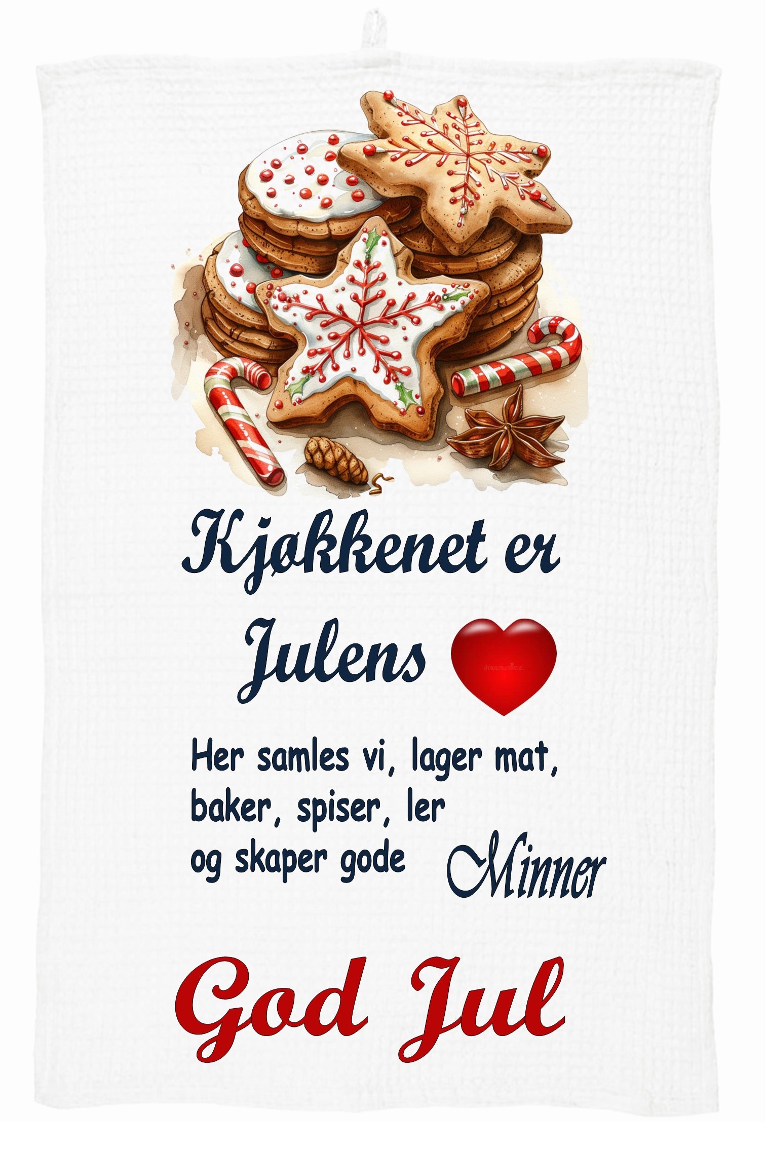 Kjøkkenhåndkle  Jul 8