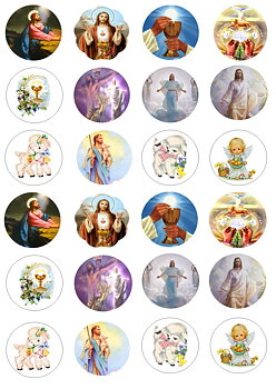 Små cupcaks Påskebudskapet