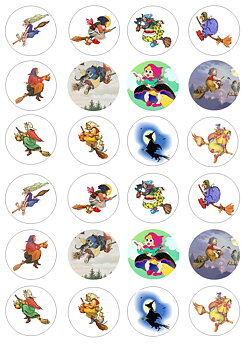 Små cupcaks Påskehekser