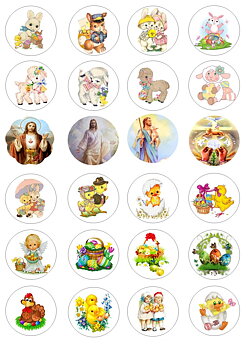 Små cupcaks  Påskharer