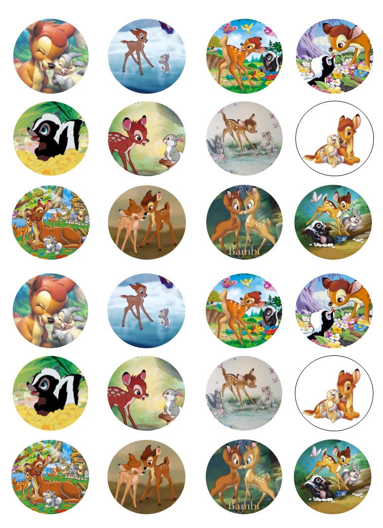 Små cupcaks  Bambi