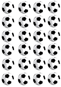 Små cupcaks Fotball