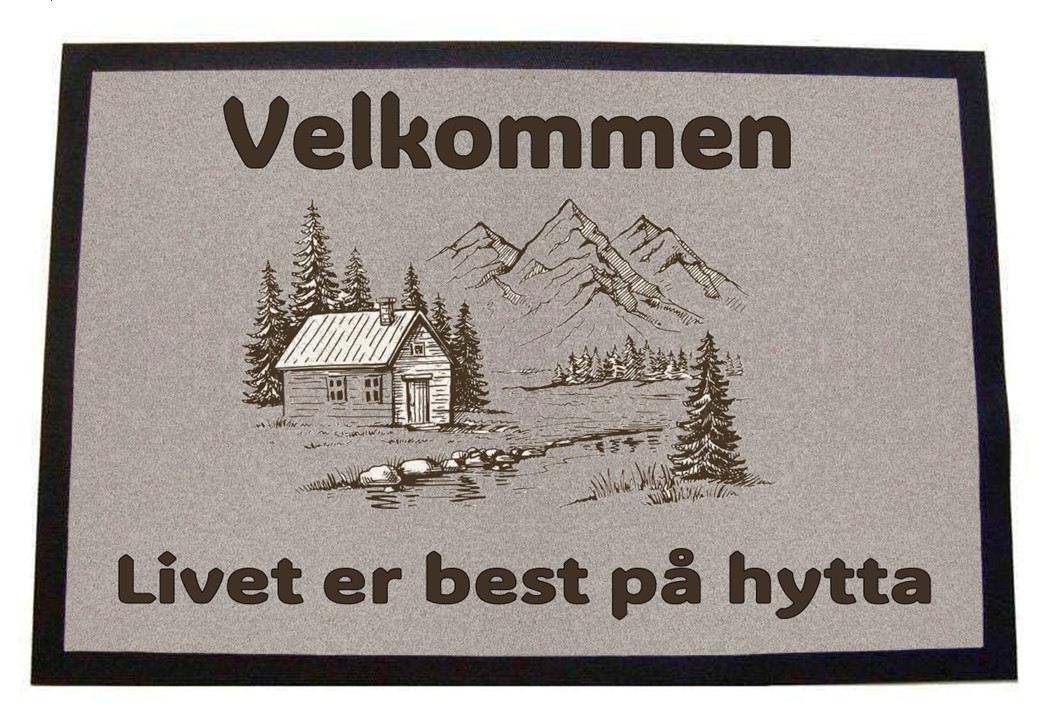 Dørmatte Hytta  1