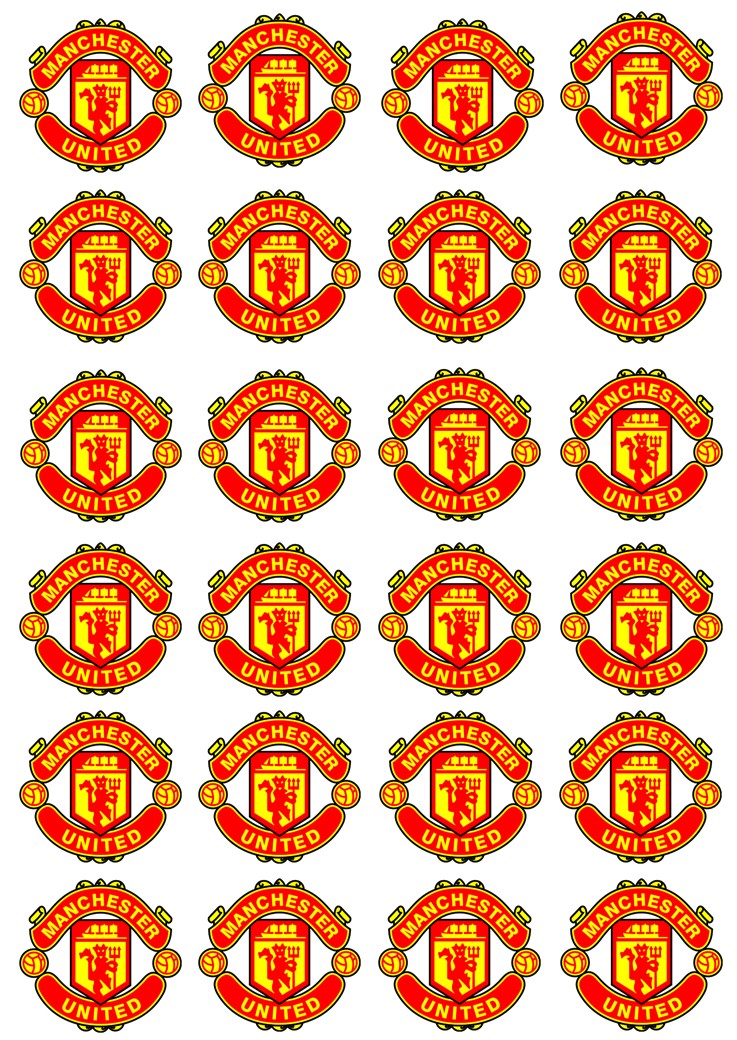 Små cupcaks  Manchester United 