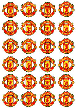 Små cupcaks  Manchester United 
