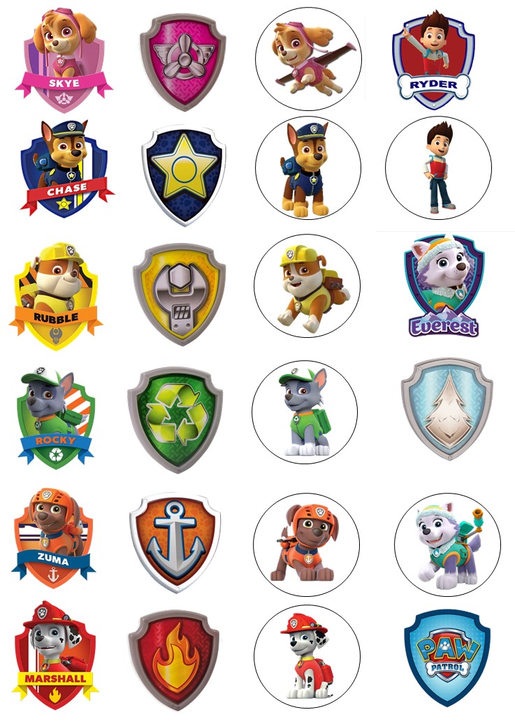 Små cupcaks Paw Patrol 2