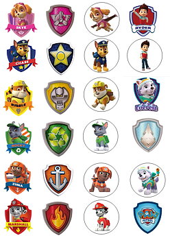 Små cupcaks Paw Patrol 2