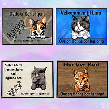 DØRMATTER KATTER