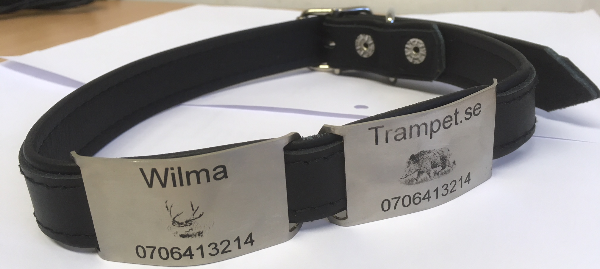 Hundemarke aus schwedischem Edelstahl. Versand inklusive. - 7