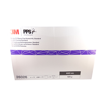 3M PPS 2.0 Innerbehållare 650ml 125 Micron 50-Pack