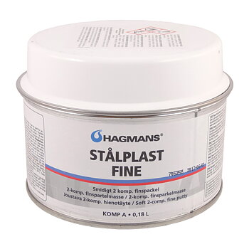 Hagmans Spackel Stålplast Fine 0,18L