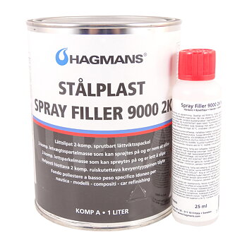 Hagmans Stålplast Spray Filler 9000 2K