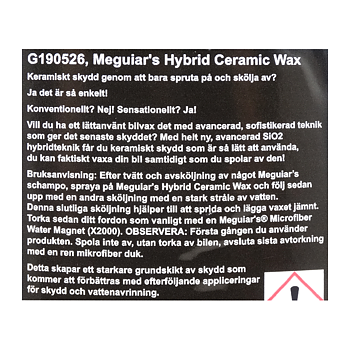 Meguiars G190526 Hybrid Ceramic Wax 768ml