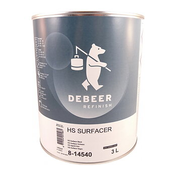 DeBeer Valspar HS Surfacer Slipgrund 3:1 Svart  3L
