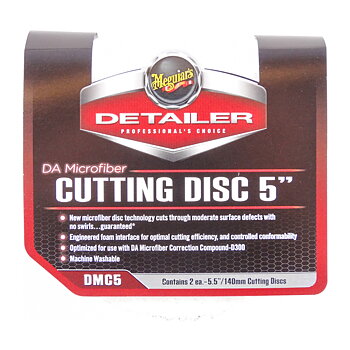 Meguiars DMC5 DA Microfiber Cutting Disc 5" 125mm 2-Pack