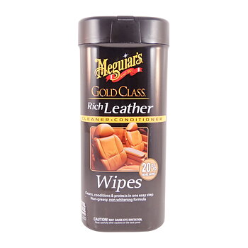 Meguiars G10900 GC Leather Cleaner & Conditioner Wipes 25 st.