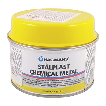 Hagmans Spackel Stålplast Chemical Metal 0,18 L