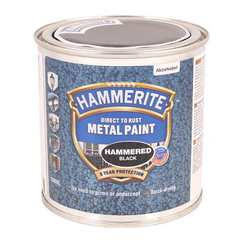 Hammerite Hammarlack, Svart 250ML