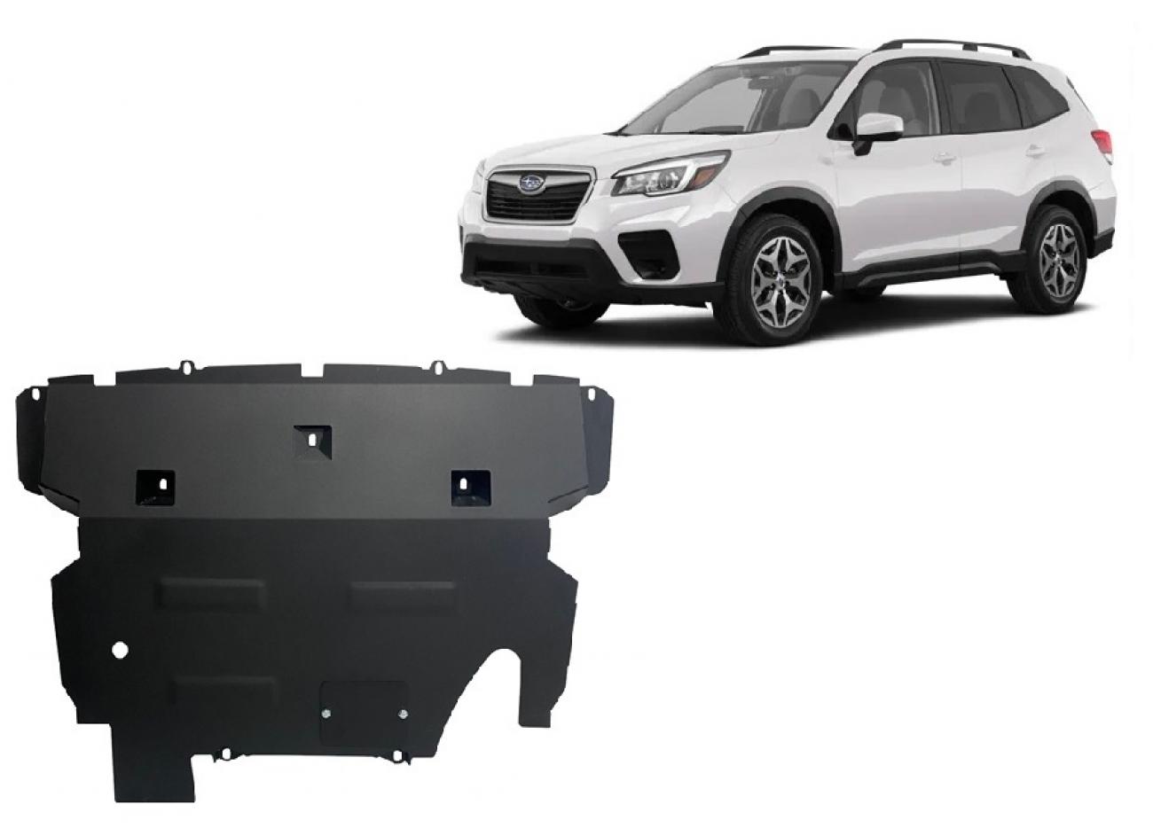 Skid plate Steel Engine+ | Subaru Forester 5 (2018-2024) - 2