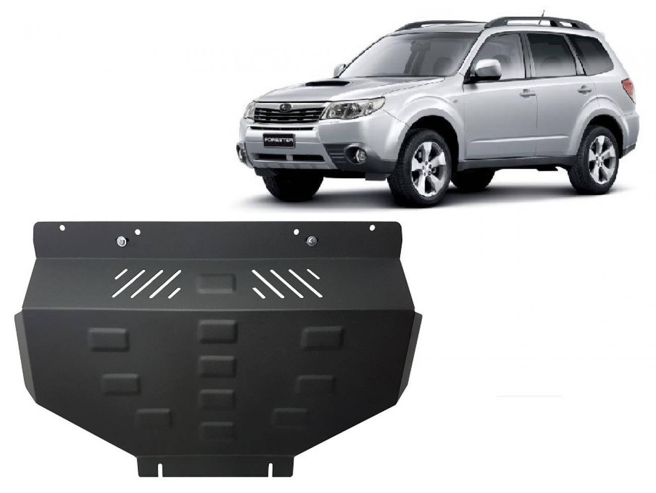 Hasplåt Stål Motor+ | Subaru Forester 3 (2008-2013) - 2