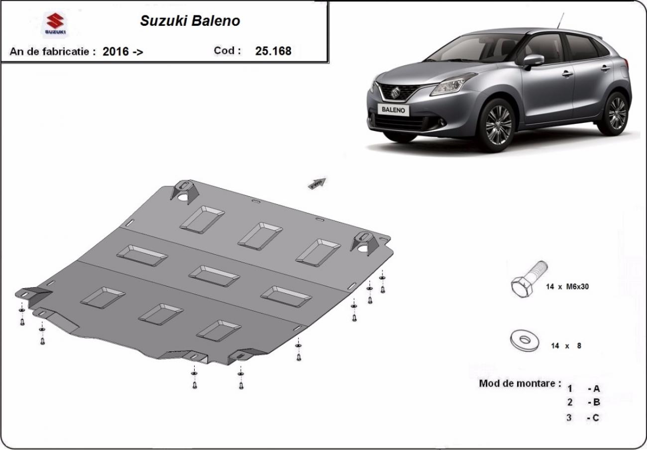 Skid plate Steel Engine+ | Suzuki Baleno (2016-2026) - 3
