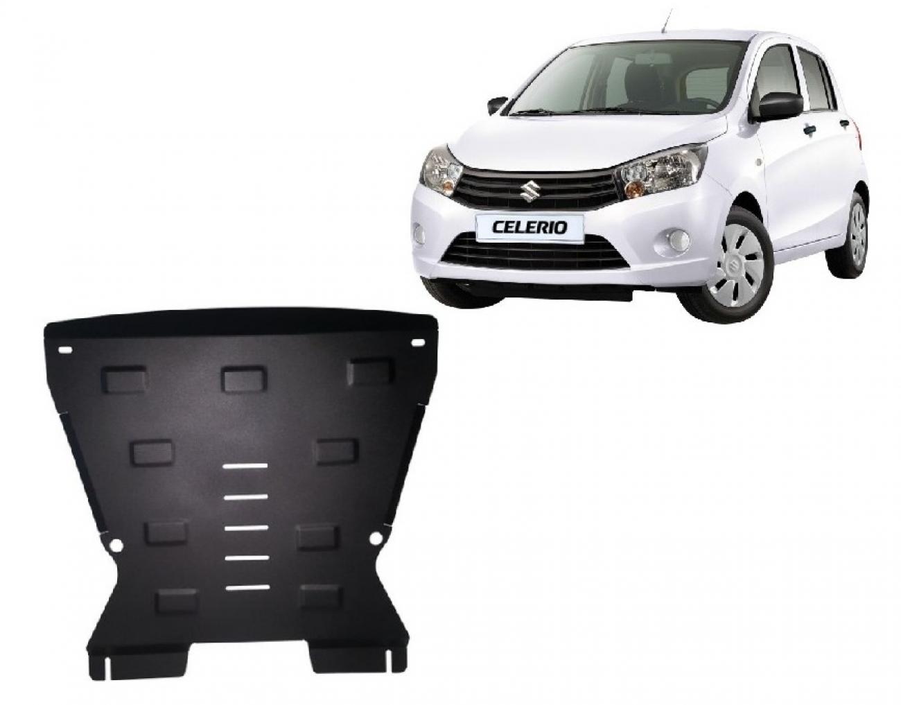 Skid plate Steel Engine+ | Suzuki Celerio (2014-2026) - 2