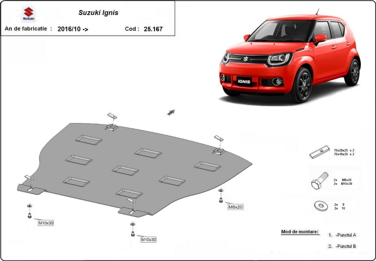 Bundplade Stål Motor+ | Suzuki Ignis (2016-2026) - 3