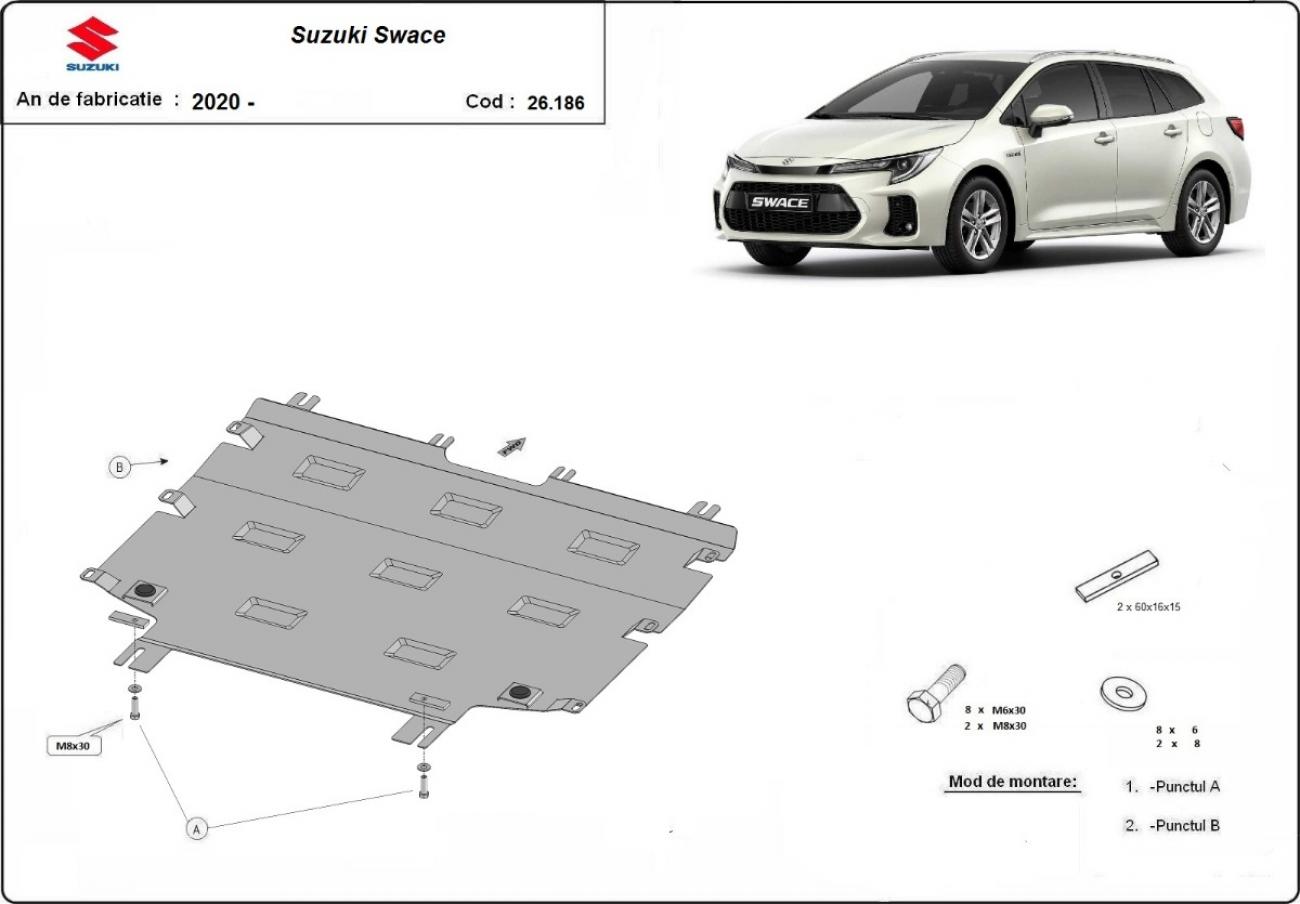 Skid plate Steel Engine+ | Suzuki Swace (2020-2026) - 3