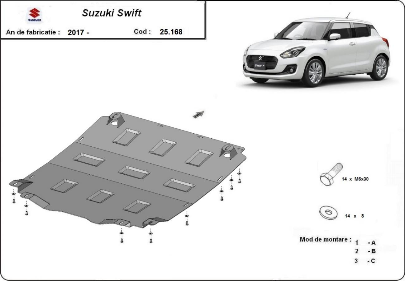 Skid plate Steel Engine+ | Suzuki Swift (2017-2026) - 3