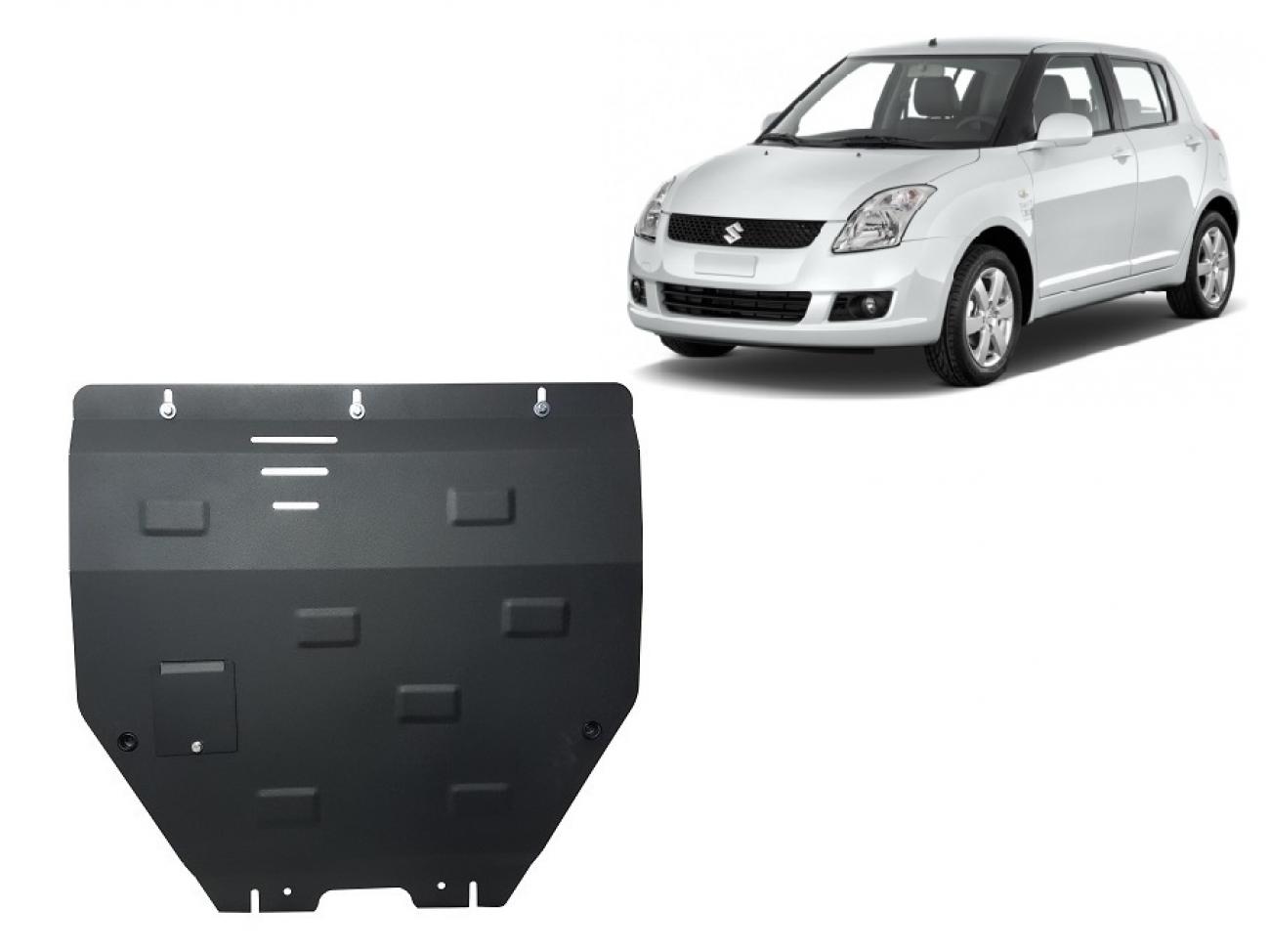 Bundplade Stål Motor+ | Suzuki Swift 2 (2005-2010) - 2
