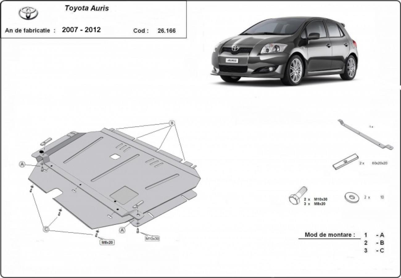 Skid plate Steel Engine+ | Toyota Auris (2007-2012) - 3