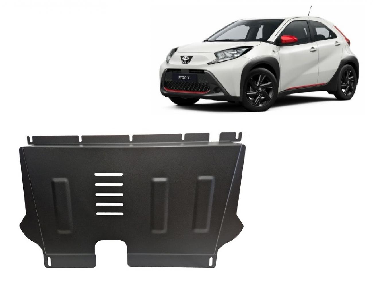 Hasplåt Stål Motor+ | Toyota Aygo X (2022-2026) - 2