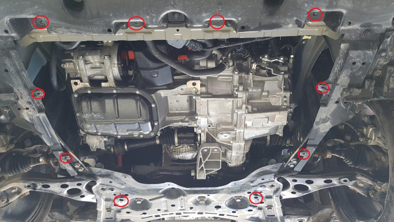 Hasplåt Stål Motor+ | Toyota C-HR (2016-2023) - 5