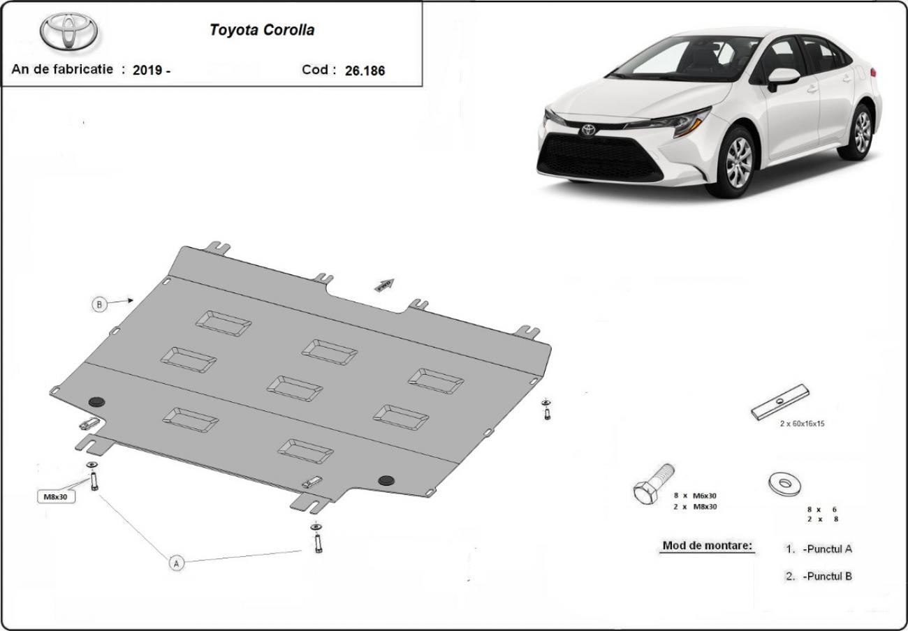 Pohjapanssari Teräs Moottori+ | Toyota Corolla (2019-2026) - 3