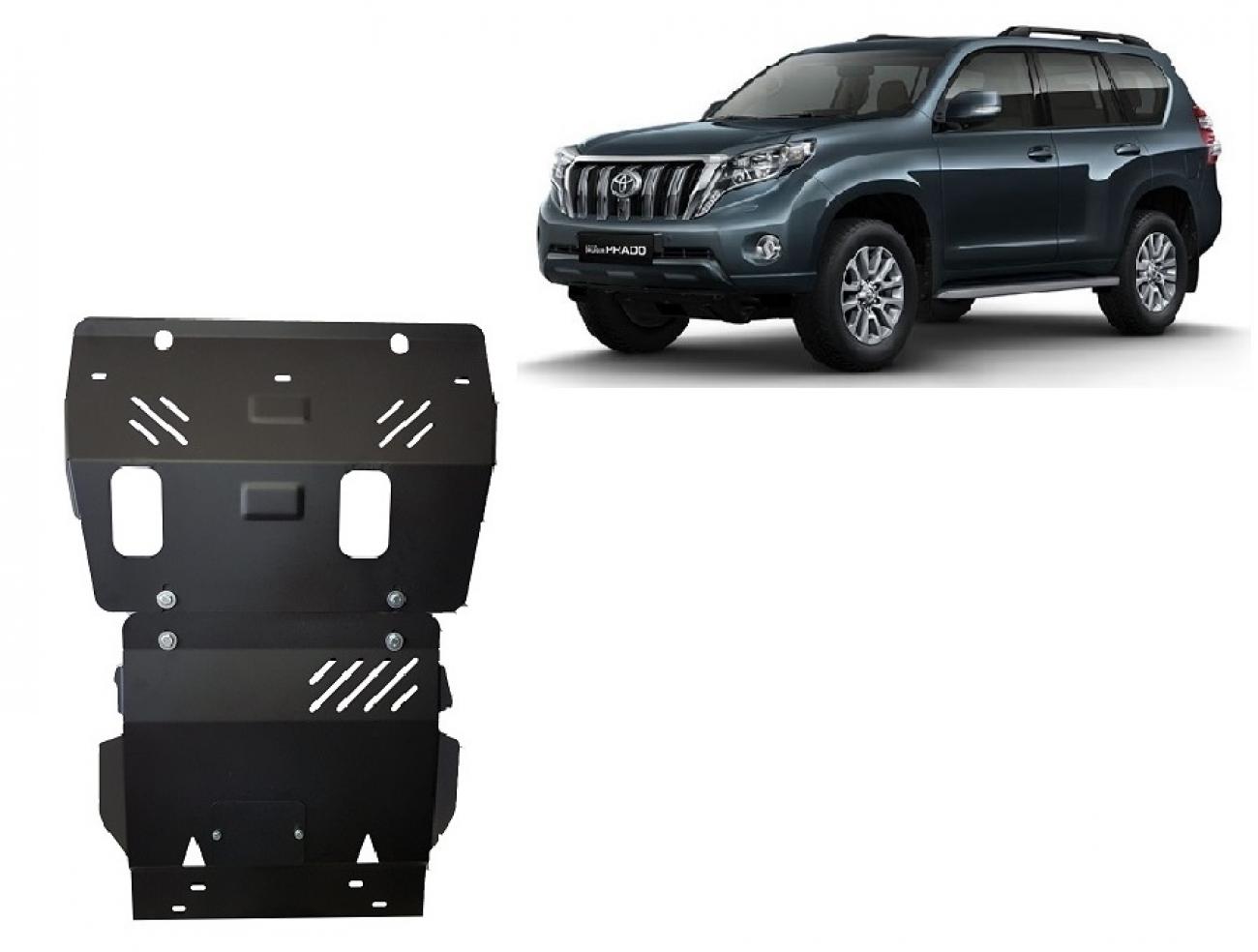 Skid plate Steel Engine+ | Toyota Land Cruiser 150 (2009-2023) - 2