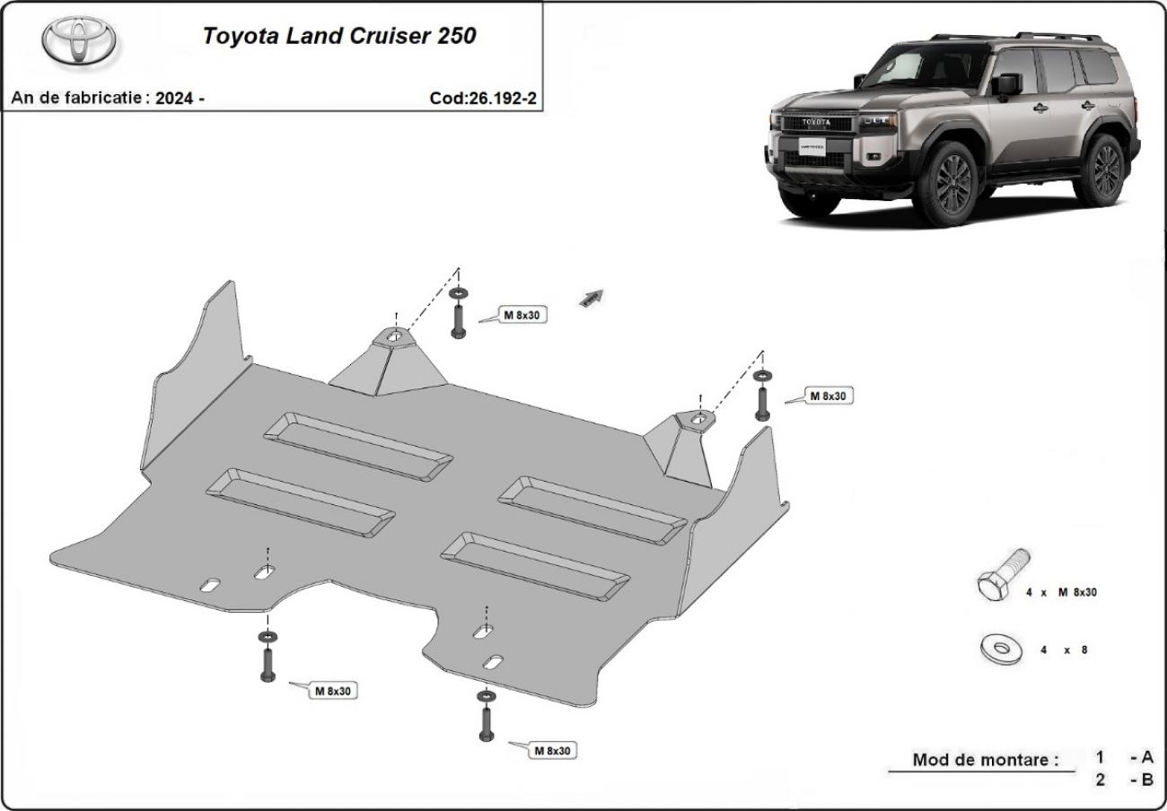 Bundplade Stål Motor+ | Toyota Land Cruiser 250 (2024-2026) - 3