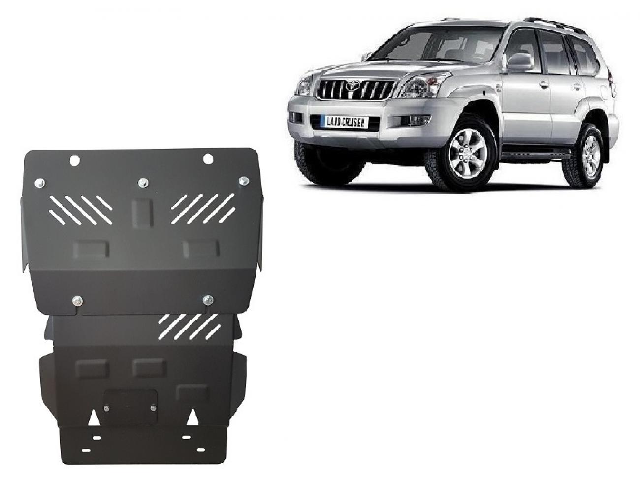 Skid plate Steel Engine+ | Toyota Land Cruiser J120 (2002-2009) - 2