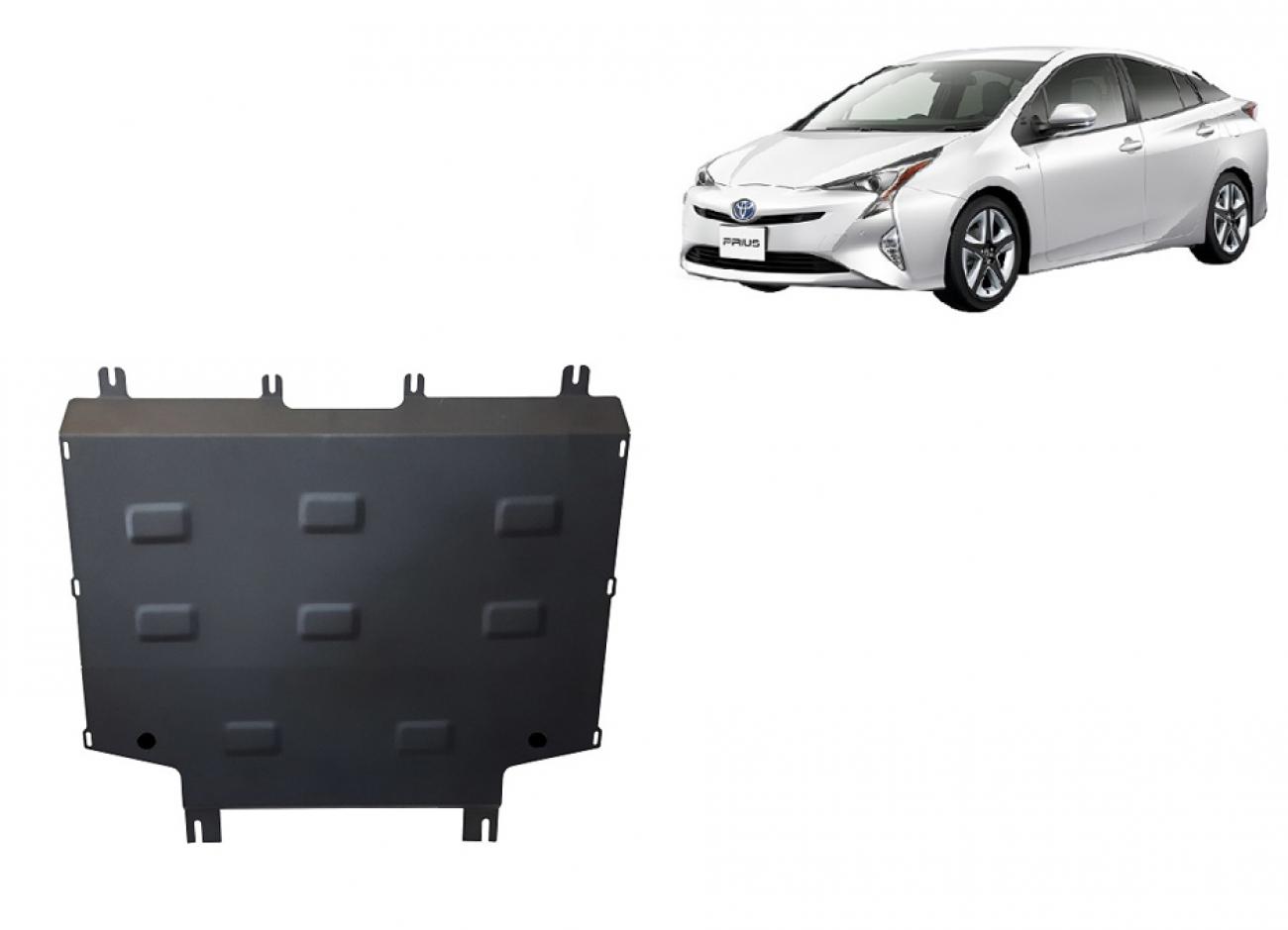 Pohjapanssari Teräs Moottori+ | Toyota Prius (2016-2022) - 2