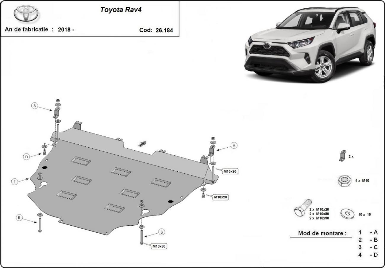 Skid plate Steel Engine+ | Toyota RAV4 (2018-2026) - 3