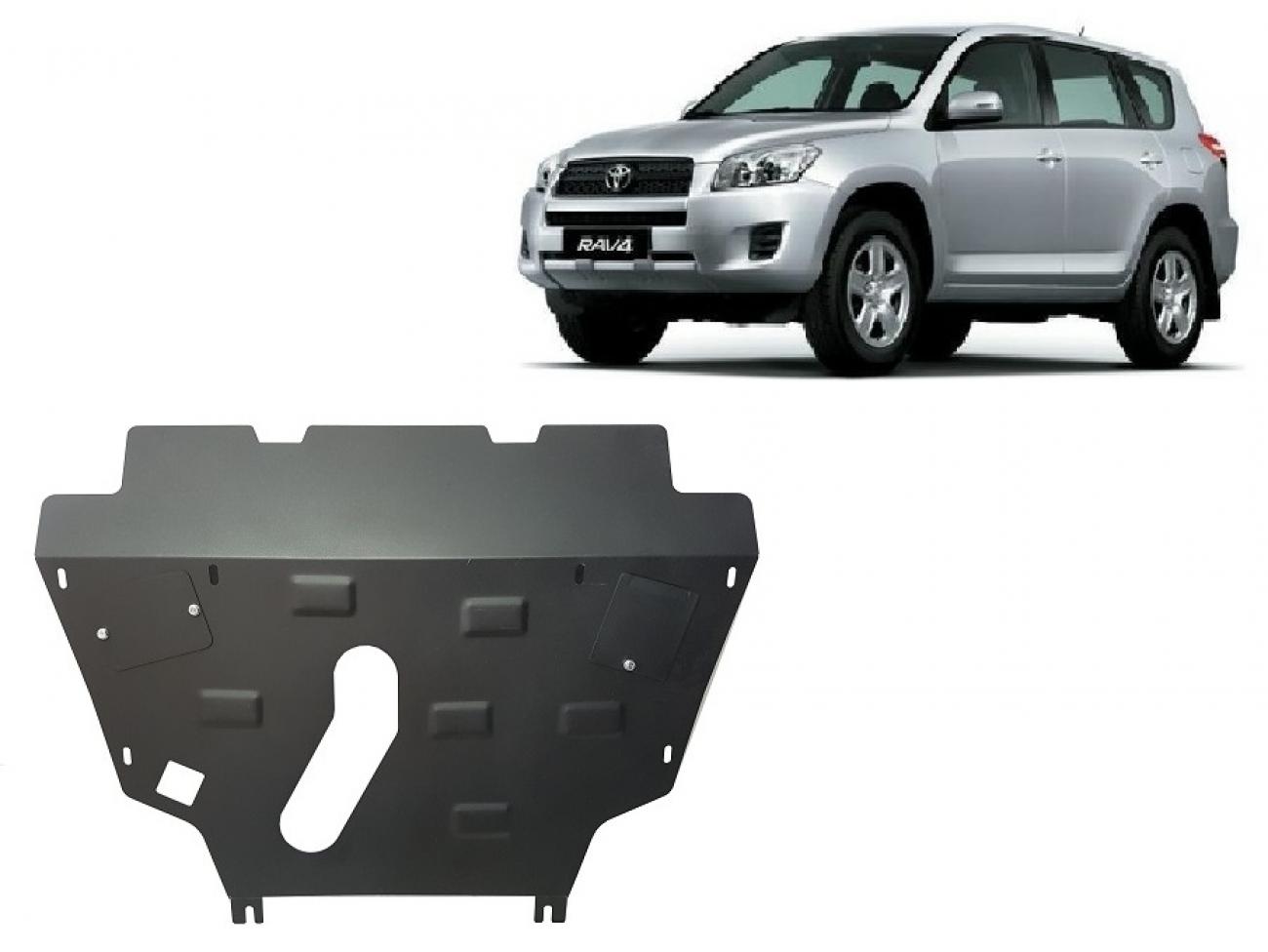 Hasplåt Stål Motor+ | Toyota RAV 4 Petrol (2006-2013) - 2