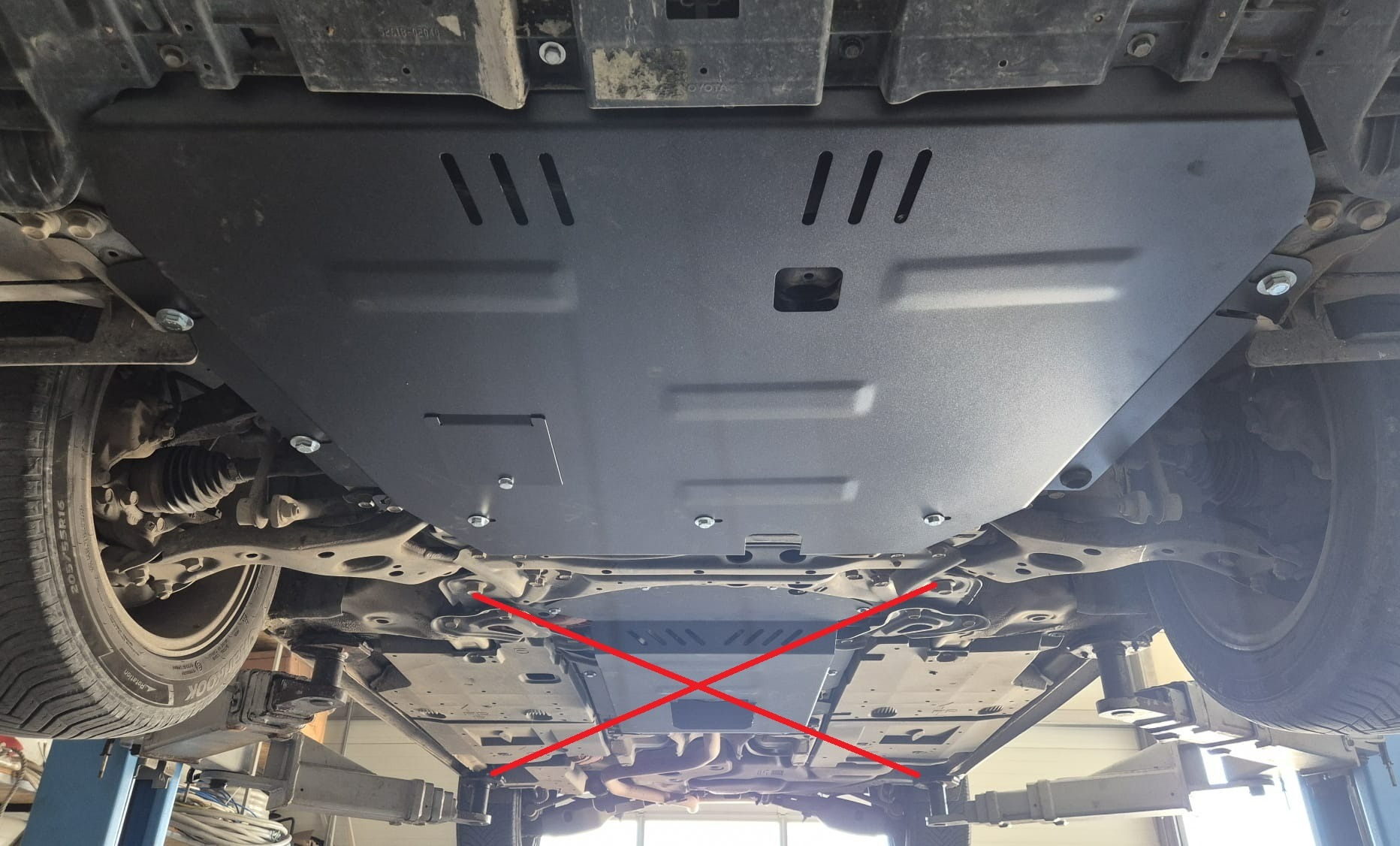 Stahl-Unterfahrschutz Motor+ | Toyota Verso (2007-2018) - 7