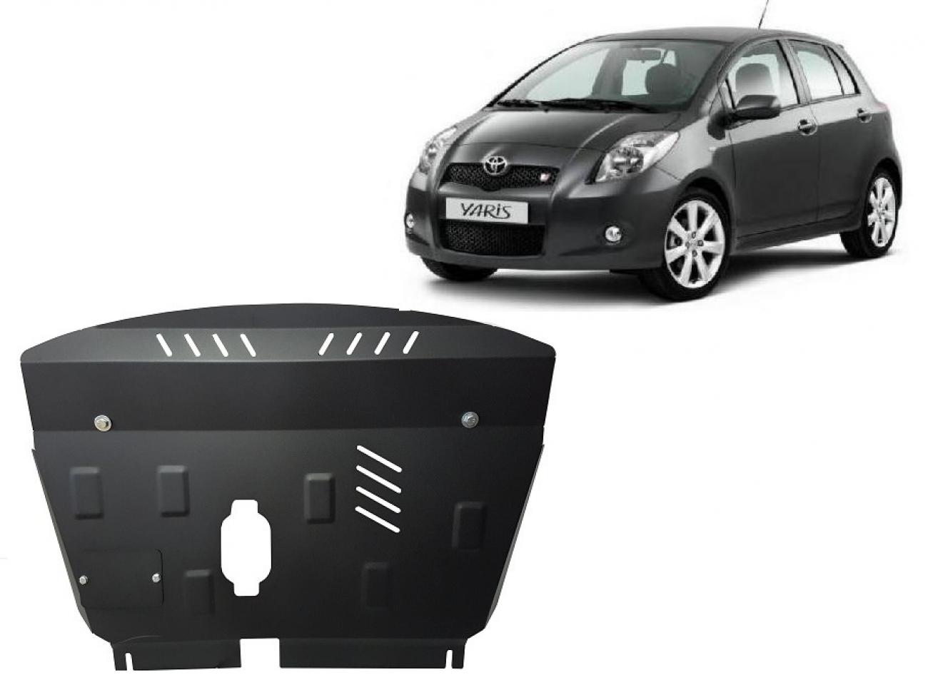 Hasplåt Stål Motor+ | Toyota Yaris Petrol (2005-2011) - 2