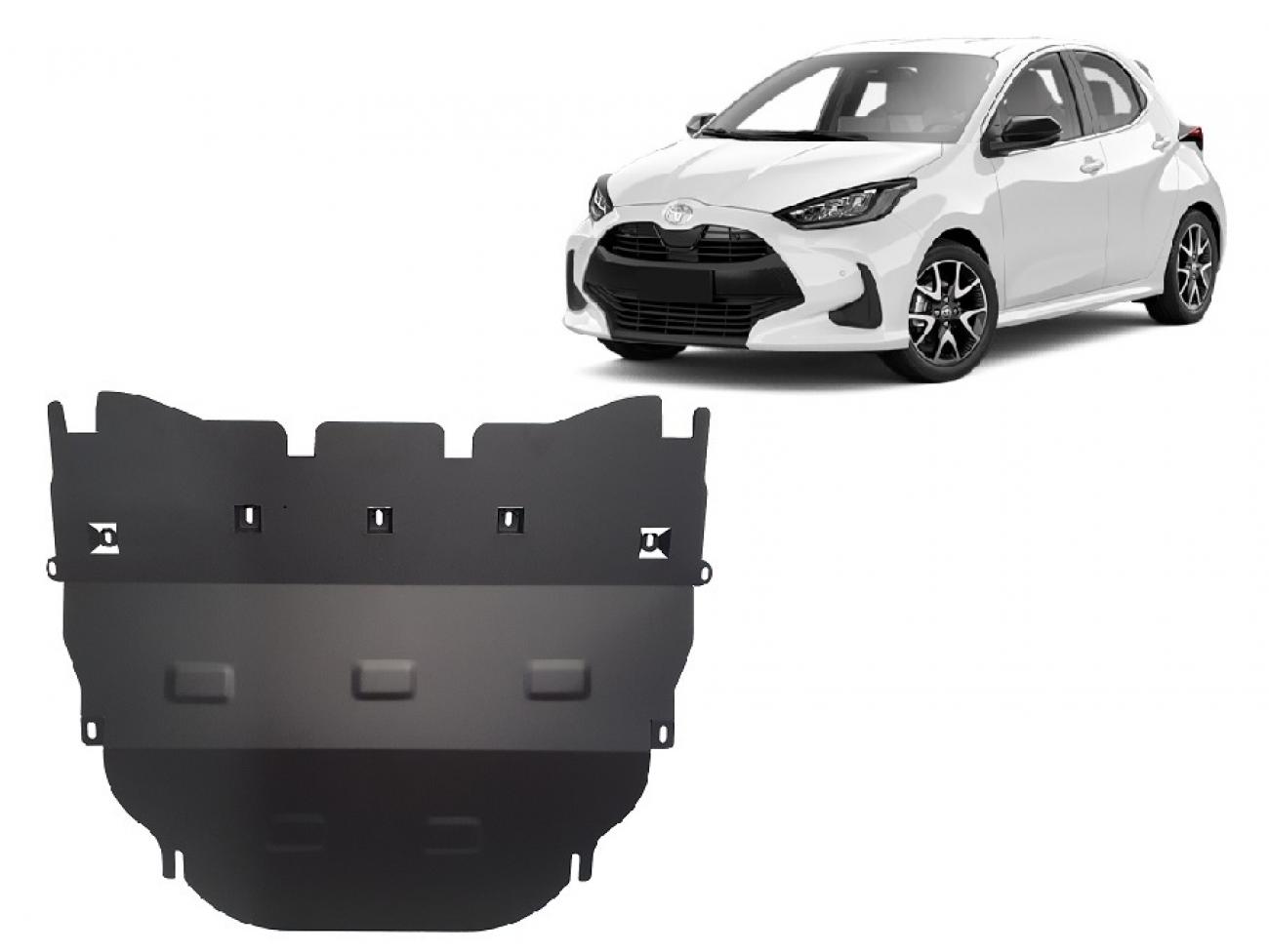 Hasplåt Stål Motor+ | Toyota Yaris XP210 (2021-2026) - 2