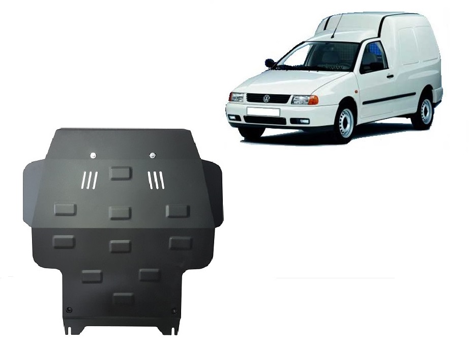 Stahl-Unterfahrschutz Motor+ | VW Caddy (1991-2003) - 2