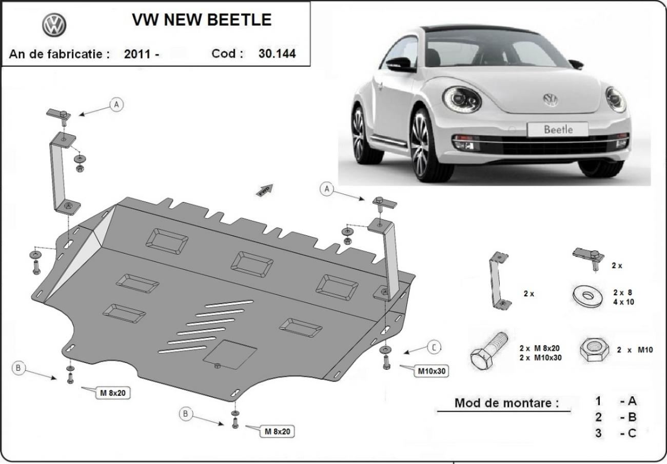 Skid plate Steel Engine+ | VW New Beetle (2011-2017) - 3